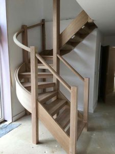 پله ترکیبی چوبی